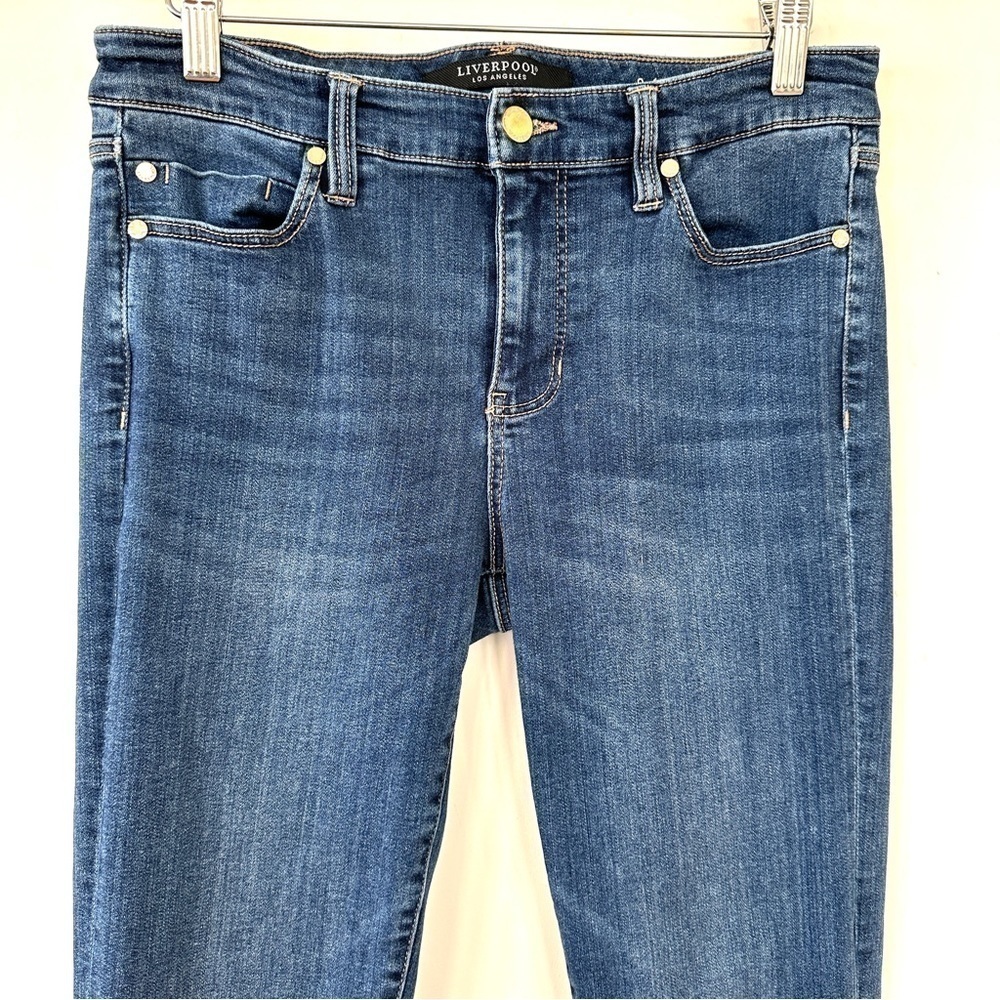 Liverpool “the ankle  skinny” jeans in stretch denim, medium rise - Picture 2 of 14
